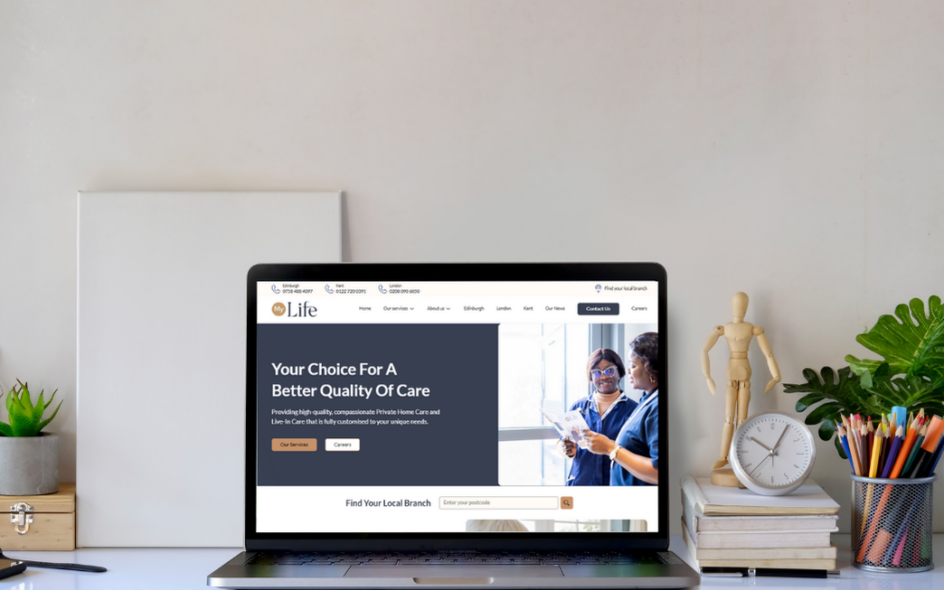 care website redesign